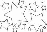 Estrela Molde Estrelas Moldes Recortar Tamanhos Diversos Artesanato Chuva Pontas Moldura Acessar sketch template