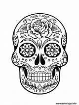 Squelette Mort Coloriage Tete Coloriages Sucre Skull Mexicaine Imprimer Tête Hugolescargot Espagne Morts Calavera épinglé Skulls Mandala Ccm2 Mexicain Incroyable sketch template