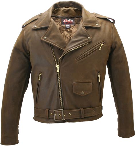 Men S Classic Vintage Leather Jacket