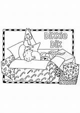 Dikkie Dik Doos Kleurplaten sketch template
