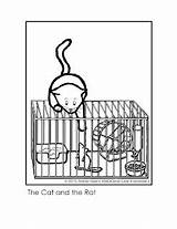 Cat Rat Coloring Hazard Andrea sketch template