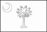 Flag Carolina South Coloring State Drawing Colors Dark Use There These Two sketch template