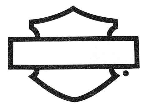 harley davidson rugged textured bar shield logo decal black     wisconsin harley