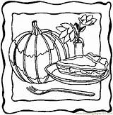 Pumpkin Pie Coloring Pages Thanksgiving Coloringpages101 Color sketch template