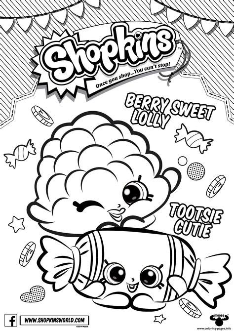 print shopkins berry sweet lolly coloring pages shopkins colouring