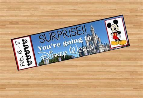 surprise youre   disney world     awesome
