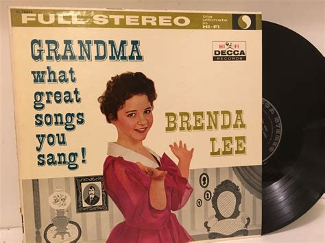 brenda lee lp grandma what great songs you sang ebay