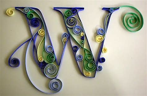 quilled letters