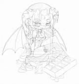 Succubus Yampuff Sketch sketch template