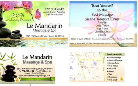 le mandarin massage spa  nw federal hwy stuart florida