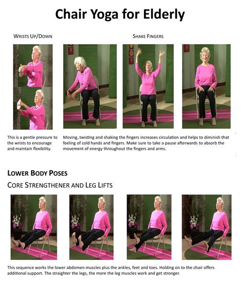 printable chair exercises  seniors printable templates  nora