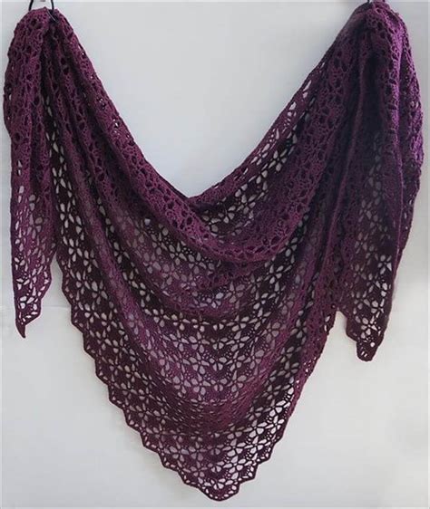 quick easy handmade crochet shawl pattern