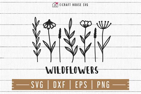 wildflowers svg fb craft house svg