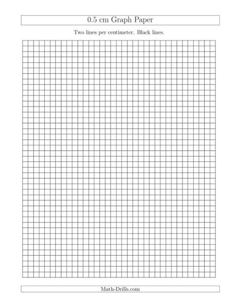 centimeter grid paper templates    printable  cm centimeter