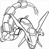 Pokemon Coloring Pages Legendary Outline Drawing Rayquaza Printable Sheets Clipartmag Print Kids Clipart sketch template