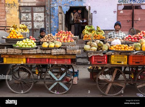 indian street market fruit stall  res stock photography  images