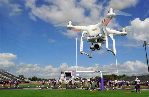 drones  enhance southeast texas football practices beaumont enterprise