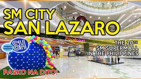 The Sm City San Lazaro Manila Ncr Philippines 4k Walking Tour