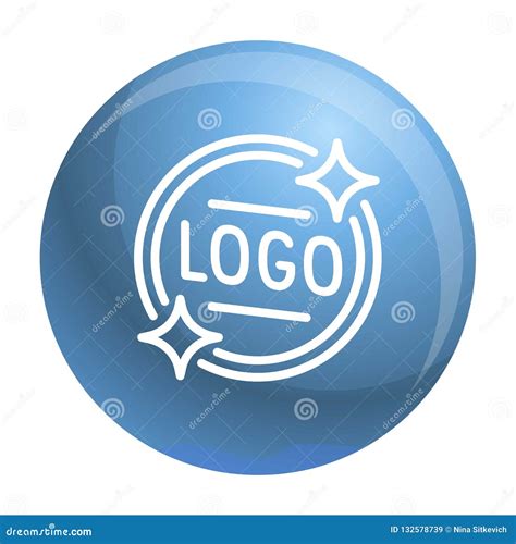 logo emblem icon outline style stock vector illustration  logo