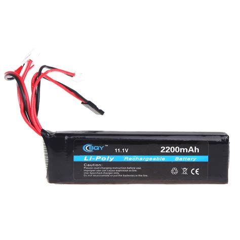 bqy transmitter lipo battery  mah  connector  jr futaba walkera  rechargeable