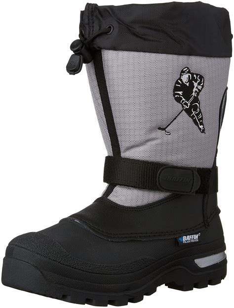 amazoncom baffin youths hockey boot black  boots