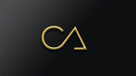 ca logo design behance