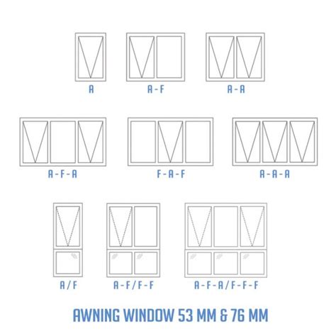 klassicview mm awning window sections klassicview