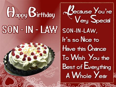 birthday wishes  son  law birthday wishes happy birthday pictures