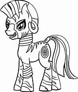 Zecora Coloring Shadow Wecoloringpage Pages sketch template