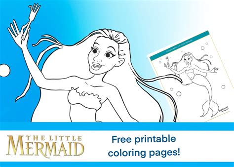 mermaid coloring pages halle bailey