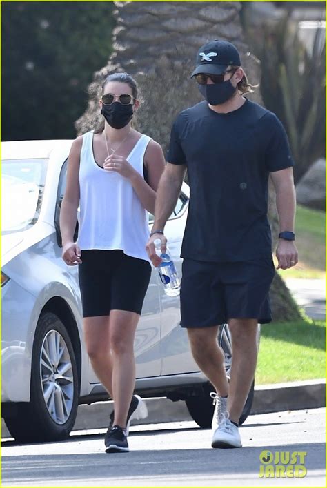 lea michele and zandy reich kick off their week with a walk photo