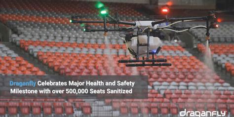 draganflys spraying drones reach  seat sanitization milestone