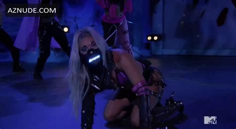 ariana grande and lady gaga sexy performance of rain on me at the mtv