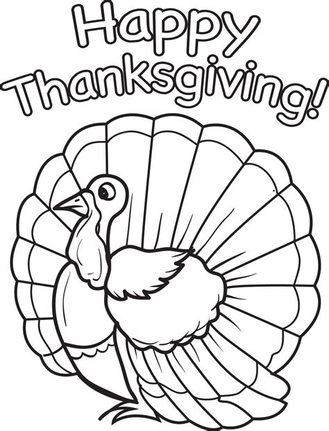 printable thanksgiving turkey coloring page  kids  lupongovph