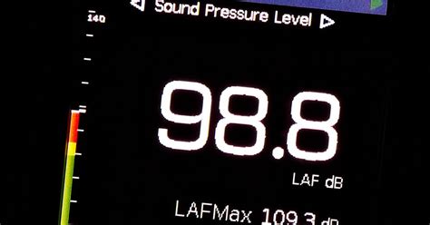 sound pressure level spl     measured