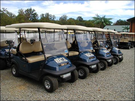 golf cart rentals yogi bears jellystone park  millrun