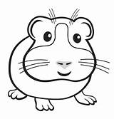 Hamster Guinea Ausmalbilder Pigs sketch template