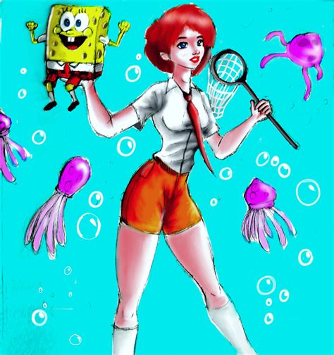artstation spongebob girl
