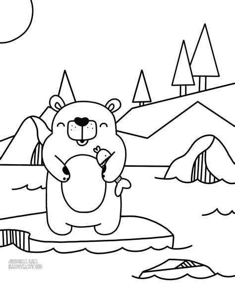 polar bear printable coloring pages  getcoloringscom
