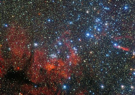 colourful star cluster ngc  earth blog