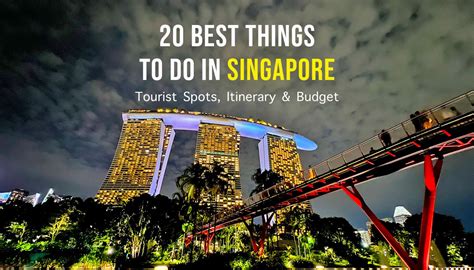 singapore tourist spots itinerary budget