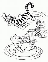 Coloring Pages Pooh Winnie Disney Tigger Friends Piglet Colouring Sheets Characters Sheet Rocks Print Cute Oh Bear Books Summer Disneycoloring sketch template