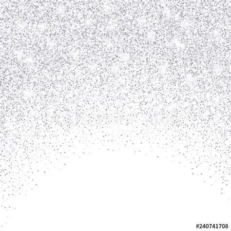 vector falling silver glitter confetti dots rain