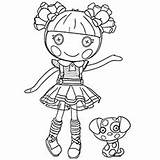 Coloring Lalaloopsy Pages Doll Momjunction Coal Starlight Dot Toddler Will sketch template