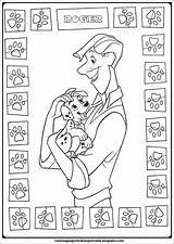 Coloring Pages 101 Dalmatians Roger Printable Cartoon Post sketch template