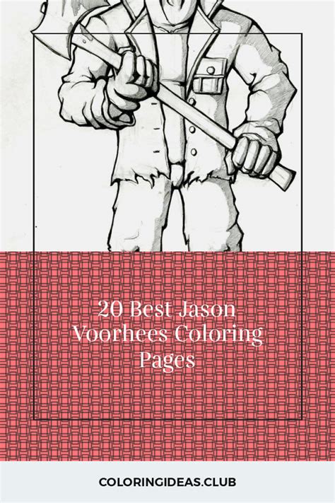 jason voorhees coloring pages jason voorhees coloring pages