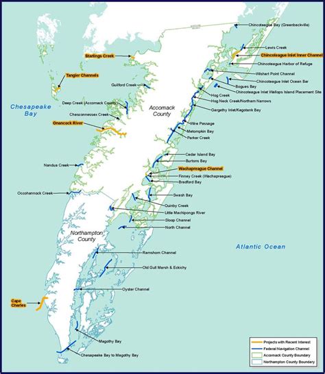 norfolk district  projects eastern shore navigation partnership