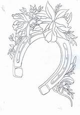 Horse Horseshoe Pergamano Leather Pattern Coloring Patterns Tooling Shoe Corner Carving Pages Floral Drawing Paper Verob Centerblog Parchment Visit Embroidery sketch template