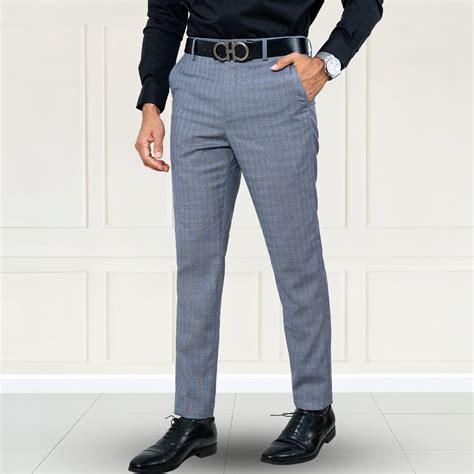 premium grey colour slim fit formal pant  richman richman bd