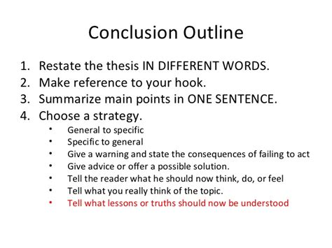 write   conclusion paragraph   write  conclusion